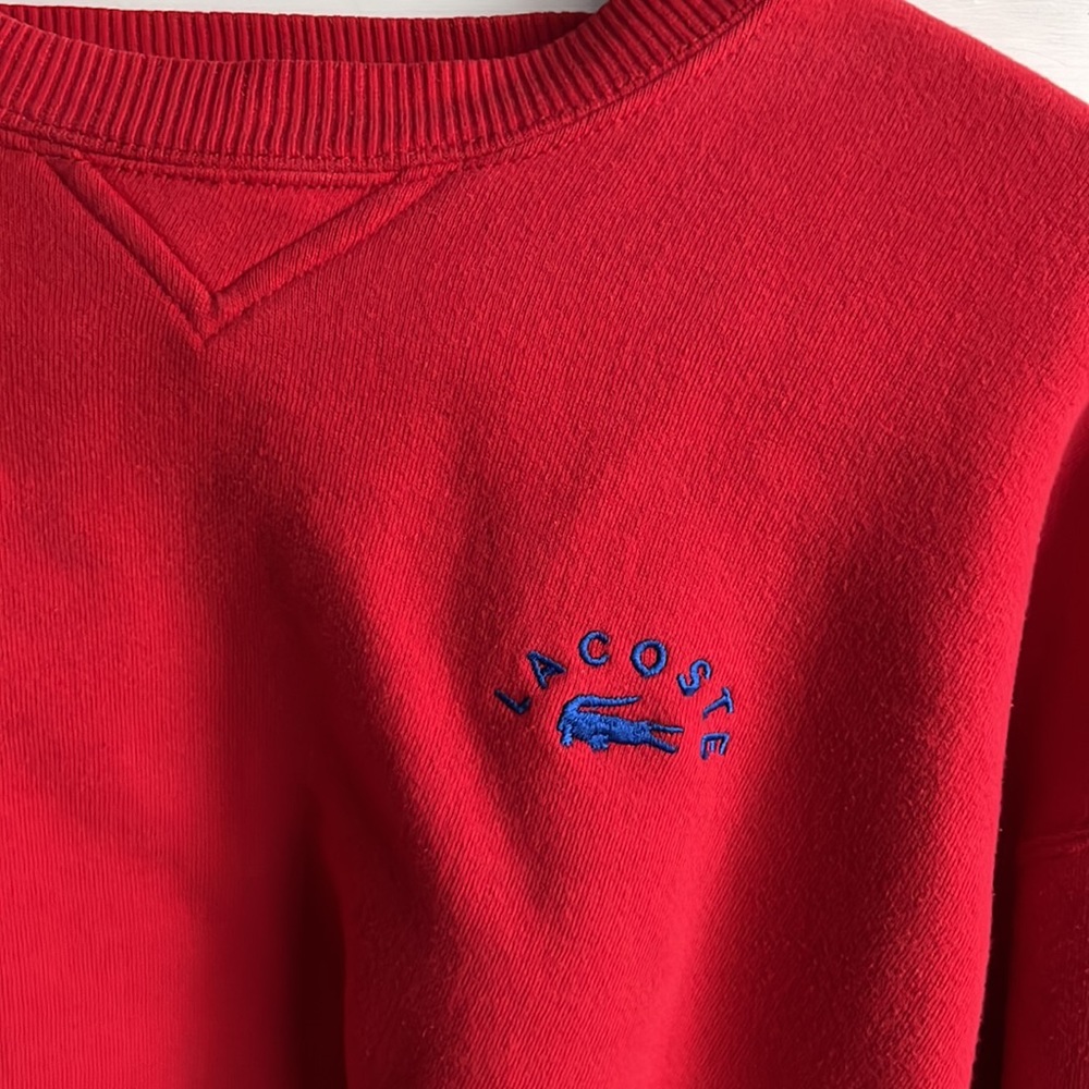 Vintage Lacoste Crewneck Pullover Sweater